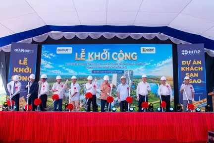 Khởi công tổ hợp khách sạn, căn hộ dịch vụ và trung tâm hội nghị quốc tế tại Hòa Lạc