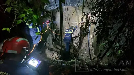 Vụ sập hang động tại Bắc Kạn: Đã giải cứu được một nạn nhân