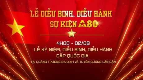 [Trực tiếp] Lễ diễu binh, diễu hành Quốc khánh 2/9