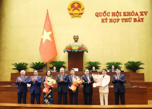 Quốc hội phê chuẩn bổ nhiệm Phó Thủ tướng và Bộ trưởng Bộ Công an, bầu Phó Chủ tịch Quốc hội
