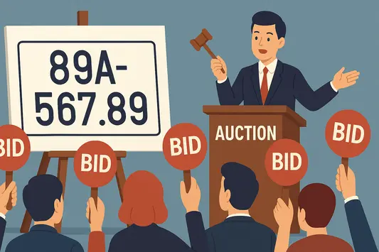 Biển số “siêu đẹp” 89A-567.89 của Hưng Yên tái xuất đấu giá, chốt giá sàn nửa tỷ đồng!
