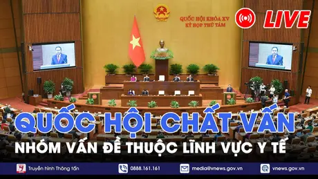 Chiều 11/11, Quốc hội chất vấn nhóm vấn đề thuộc lĩnh vực Y tế