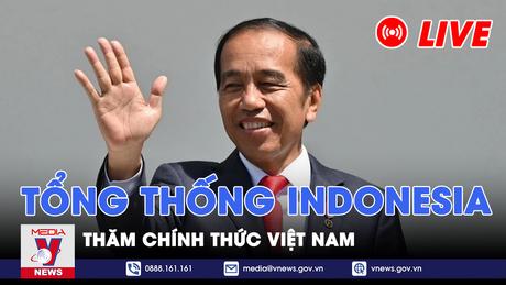 [TRỰC TIẾP] Lễ đón chính thức Tổng thống Indonesia thăm cấp Nhà nước tới Việt Nam