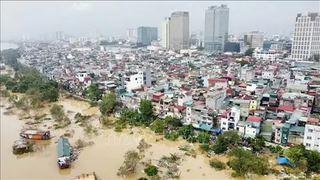 Hà Nội: Rút báo động II ở 5 huyện, thị xã