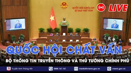 |Trực tiếp| Chiều ngày 12/11, Quốc hội chất vấn Bộ Thông tin truyền thông và Thủ tướng Chính phủ