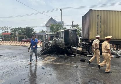 Vụ tai nạn giao thông nghiêm trọng tại Bình Phước: Một người tử vong, 3 người bị thương