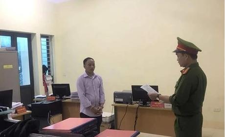 Bắt tạm giam một cán bộ Văn phòng đăng ký đất đai huyện Xín Mần, Hà Giang