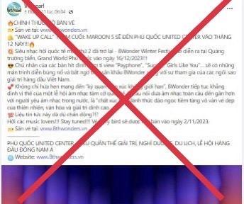 Cảnh giác trò mạo danh, bán vé dự sự kiện Siêu nhạc hội quốc tế mùa thứ 2 - 8Wonder Winter Festival
