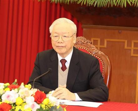 Tổng Bí thư Nguyễn Phú Trọng gửi Thư thăm hỏi về vụ hỏa hoạn xảy ra tại quận Thanh Xuân, thành phố Hà Nội