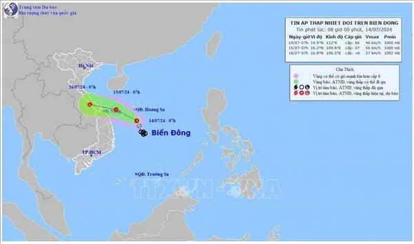 Từ 15 - 17/7: Cả nước mưa dông, cục bộ có mưa to đến rất to