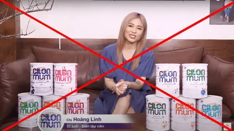 MC Hoàng Linh bị phạt 107,5 triệu đồng vì quảng cáo sữa giả
