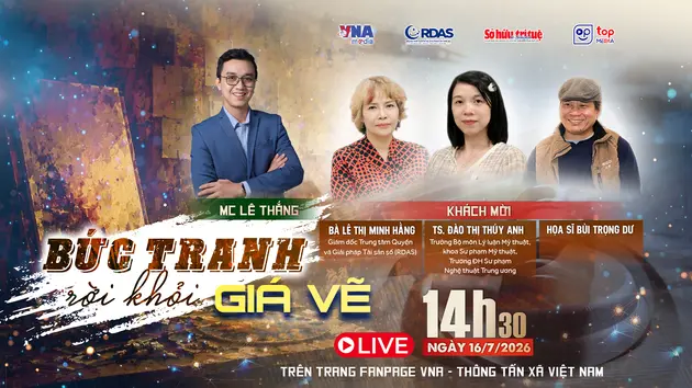 [Trực tiếp] TALKSHOW KỶ NGUYÊN QUYỀN - KHI BỨC TRANH RỜI KHỎI GIÁ VẼ - 
Quyền của người họa sĩ ở đâu?
