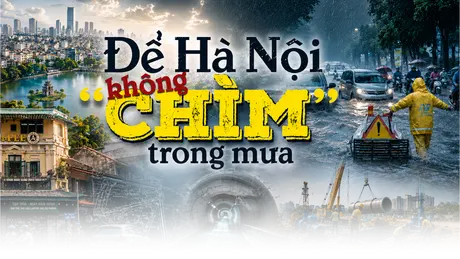Để Hà Nội không “chìm” trong mưa