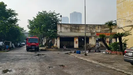 Hà Nội: Cơ bản dập tắt vụ hỏa hoạn tại Trương Định (Tương Mai)