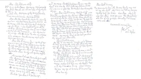 Bức tâm thư của Phu nhân Tổng Bí thư, Chủ tịch nước Lào gửi Phu nhân Tổng Bí thư Nguyễn Phú Trọng