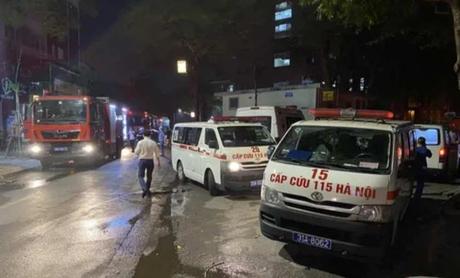 Cháy nhà trọ ở Hà Nội, nhiều người thương vong