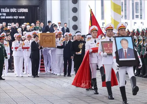 Lễ đưa tang nguyên Chủ tịch nước Trần Đức Lương