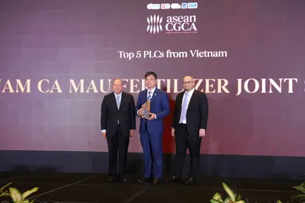 PVCFC khẳng định đẳng cấp quản trị ASEAN - Vinh danh top 5 doanh nghiệp niêm yết Việt Nam