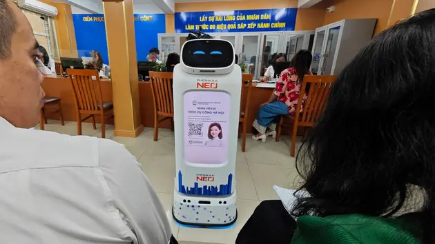 Có gì lên phường gặp... robot hành chính công nhé!