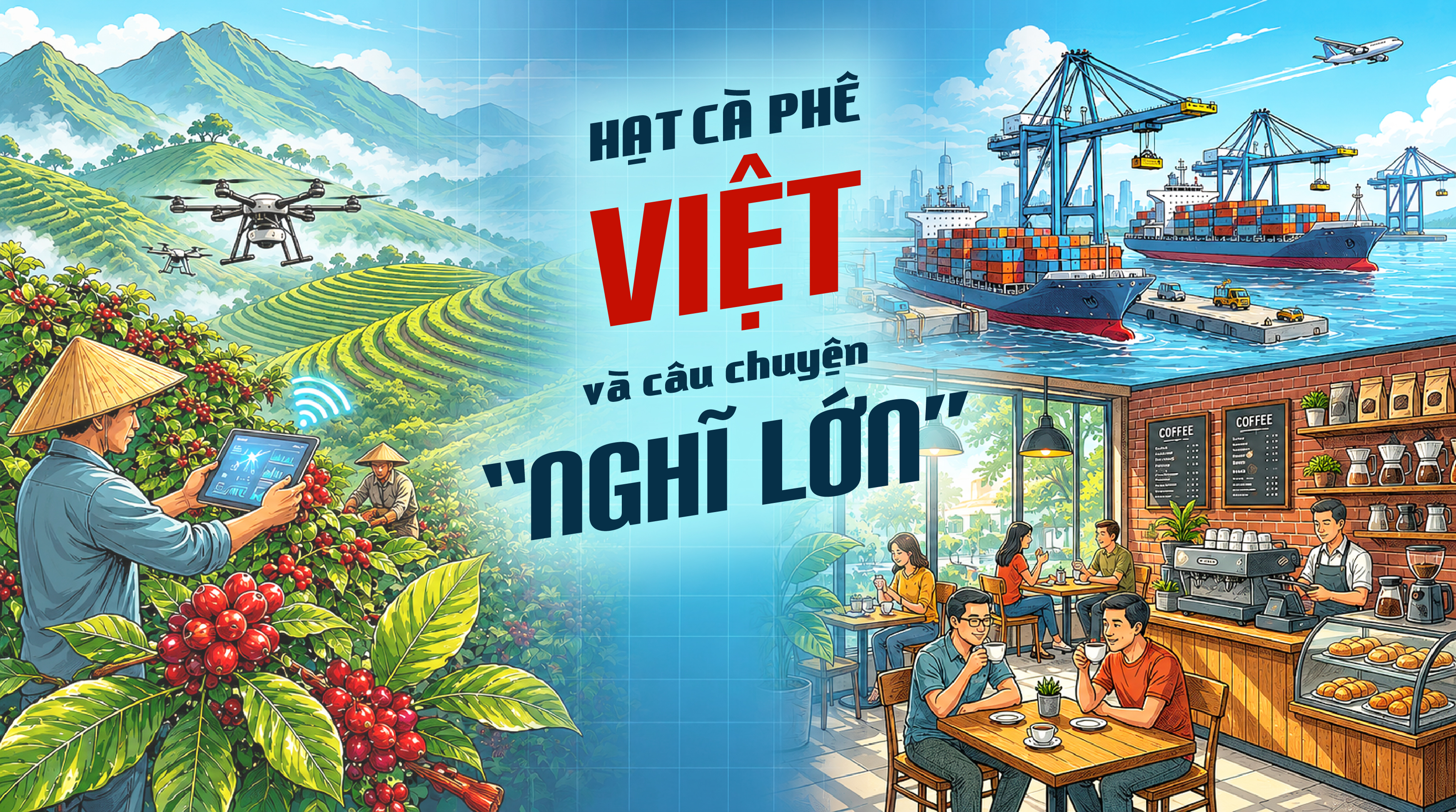 Hạt Cà phê Việt và câu chuyện “Nghĩ lớn”