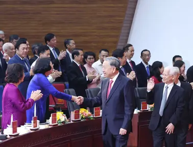 Tổng Bí thư Tô Lâm dự Lễ công bố các nghị quyết, quyết định của Trung ương về sáp nhập đơn vị hành chính tại Thành phố Hồ Chí Minh