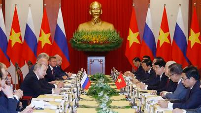 Tổng Bí thư Nguyễn Phú Trọng hội đàm với Tổng thống Liên bang Nga Vladimir Putin