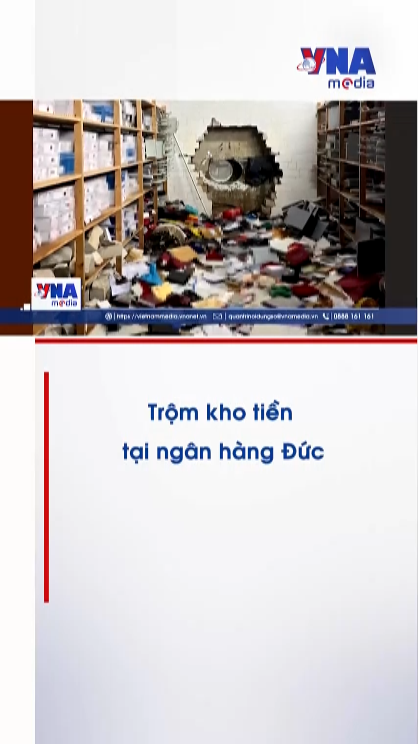 Trộm kho tiền tại ngân hàng Đức
