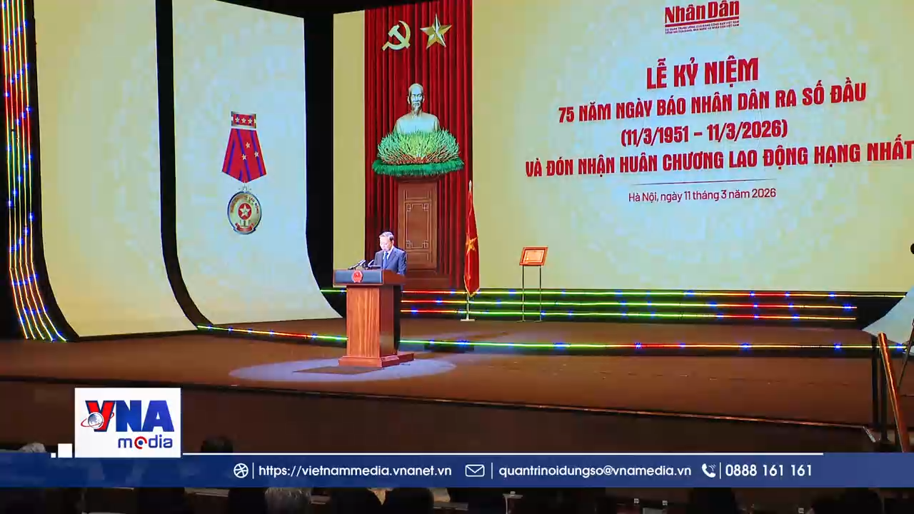 Trạm tin chiều ngày 11/3: Tổng Bí thư dự Lễ kỷ niệm 75 năm Ngày Báo Nhân Dân ra số đầu tiên