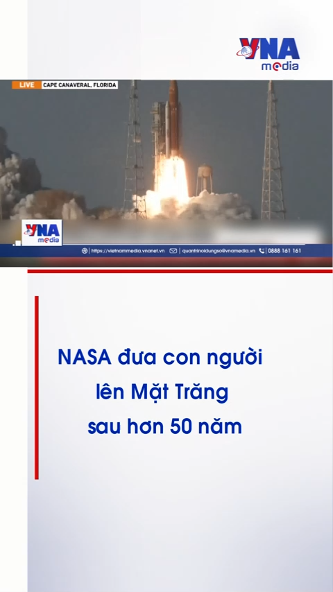 Nasa đưa con người lên mặt trăng sau hơn 50 năm