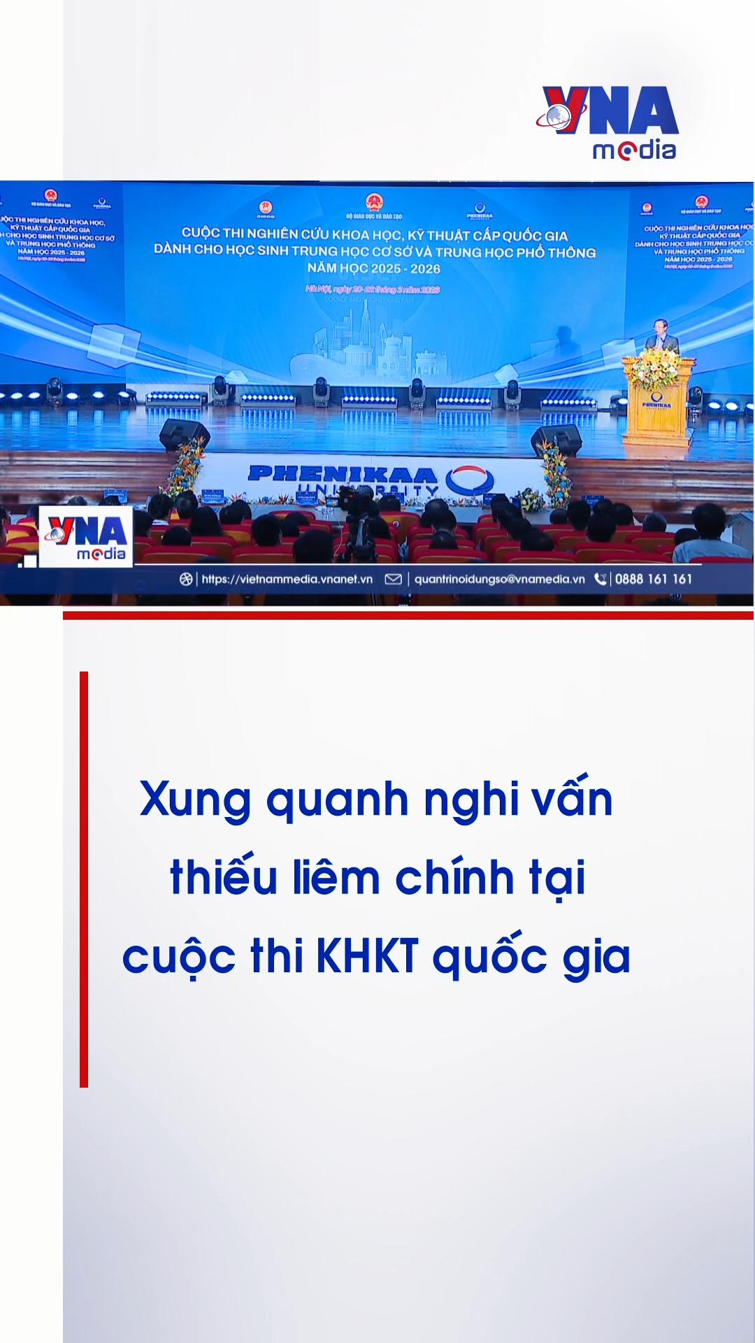 Xung quanh nghi vấn thiếu liêm chính tại cuộc thi khoa học kỹ thuật quốc gia
