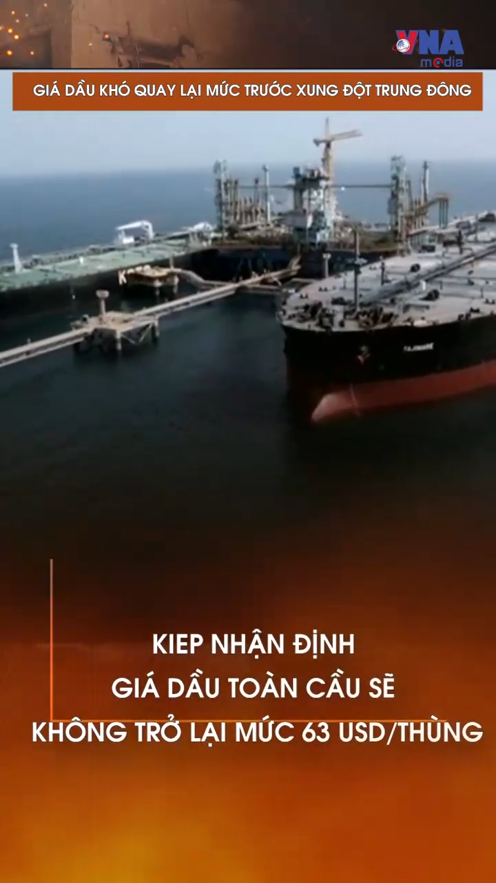 Giá dầu khó quay lại mức trước xung đột Trung Đông