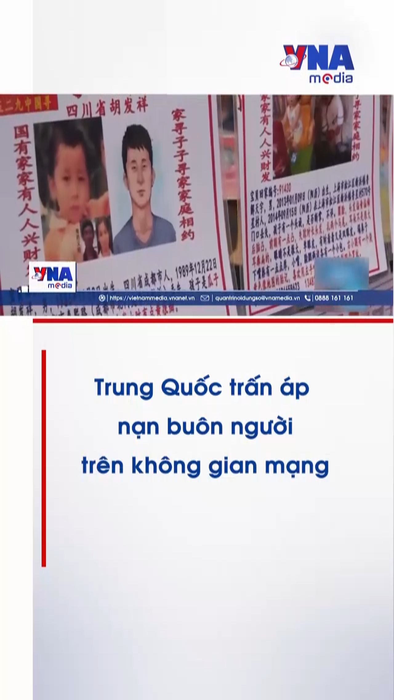 Trung Quốc trấn áp nạn buôn người trên không gian mạng