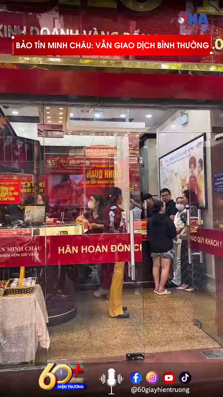 Bảo Tín Minh Châu: Vẫn giao dịch bình thường