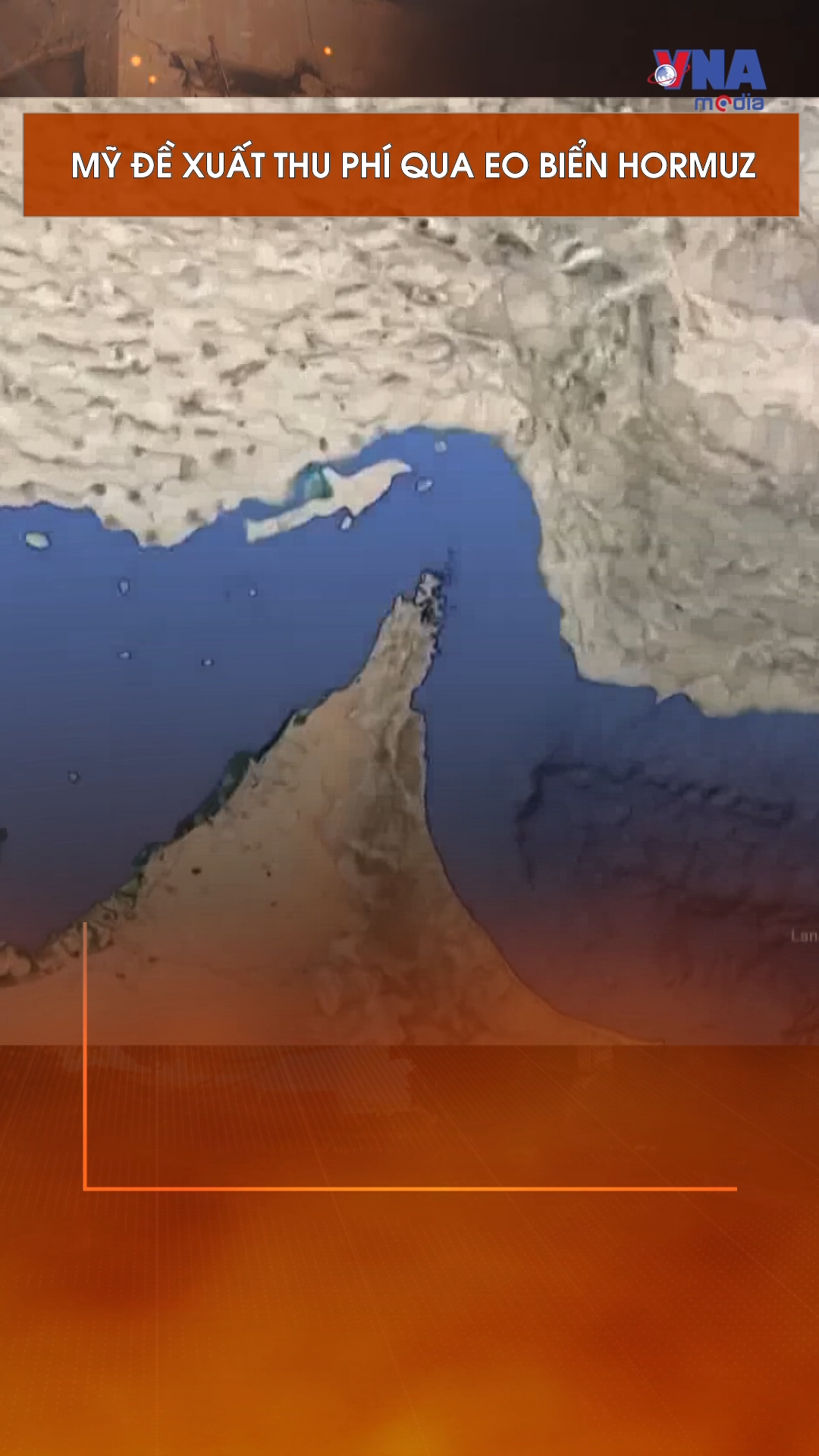 Mỹ đề xuất thu phí qua eo biển Hormuz