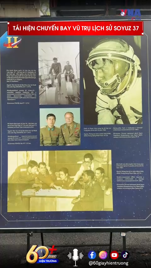 Tái hiện chuyến bay vũ trụ lịch sử Việt – Nga