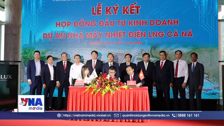 Khánh Hòa ký kết đầu tư dự án nhiệt điện LNG Cà Ná