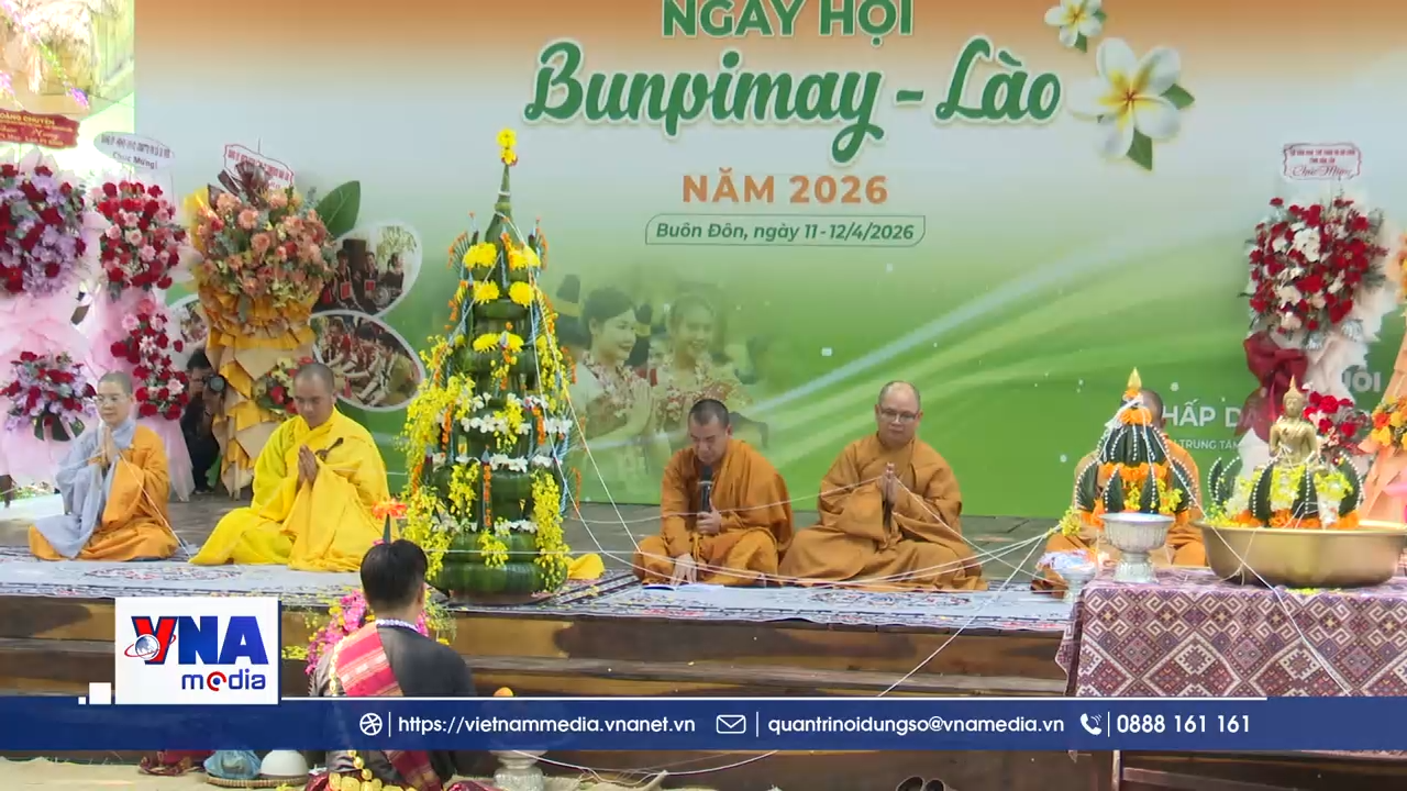 Rộn ràng Tết cổ truyền Bunpimay 2569 tại Buôn Đôn