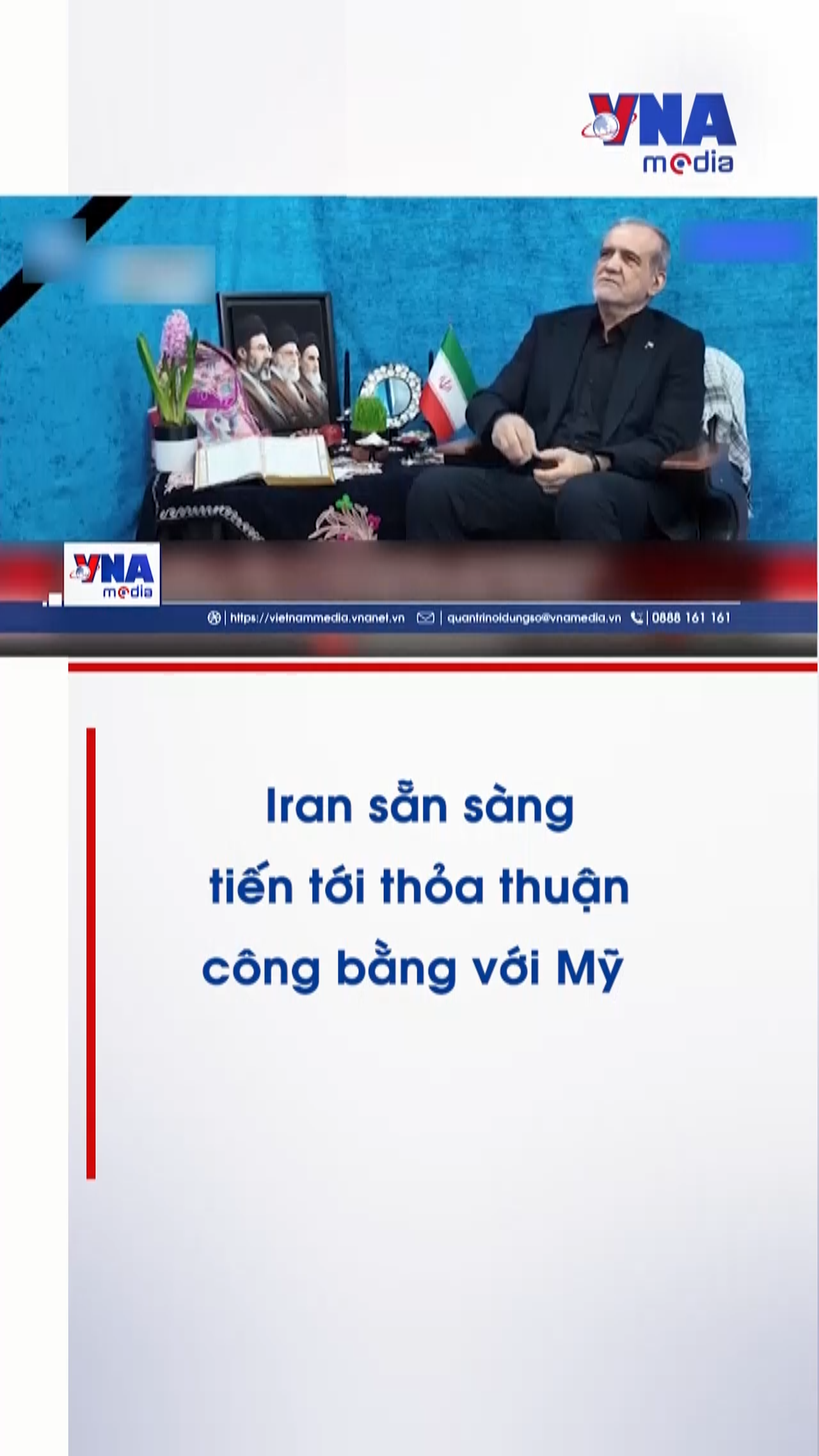 Iran sẵn sàng tiến tới thỏa thuận công bằng với Mỹ 