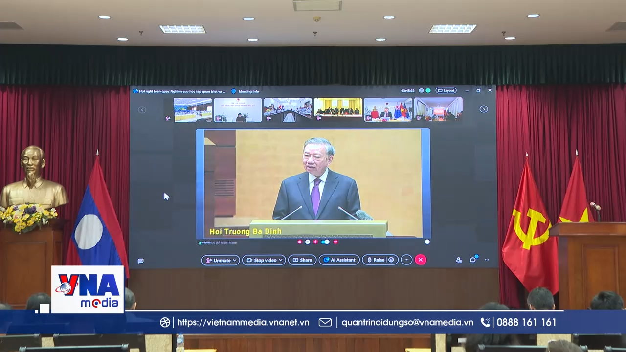 Đảng bộ tại Lào học tập và triển khai thực hiện NQ Hội nghị TW 2