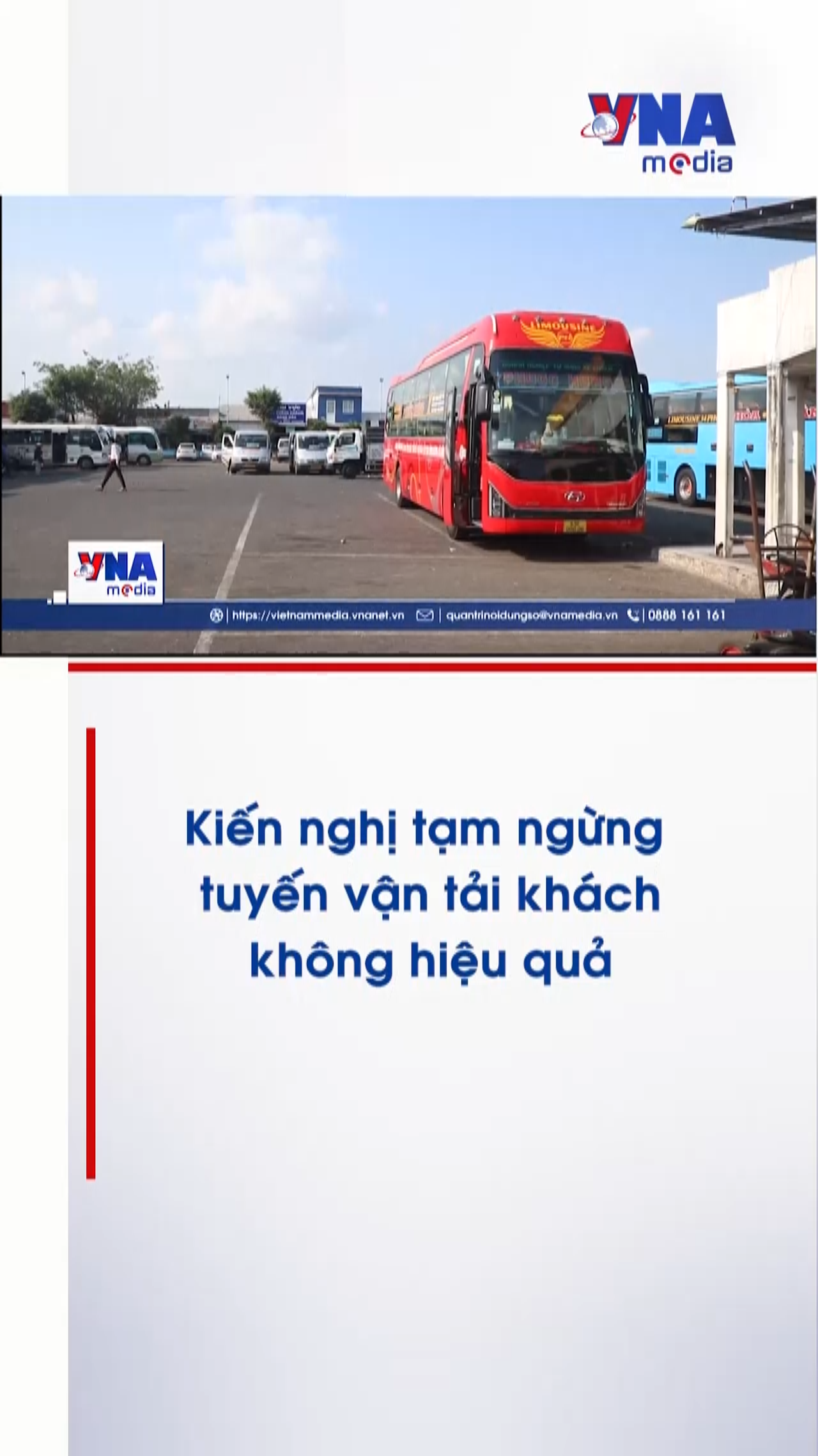 Kiến nghị tạm ngừng tuyến vận tải khách không hiệu quả