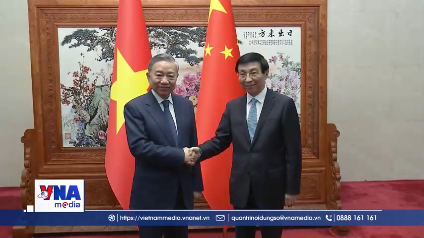 Tổng Bí thư, Chủ tịch nước Tô Lâm hội kiến Chủ tịch Chính hiệp toàn quốc Trung Quốc Vương Hộ Ninh