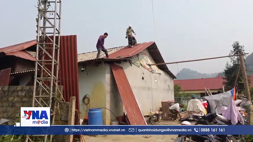 Khẩn trương khắc phục hậu quả do mưa đá, giông lốc gây ra