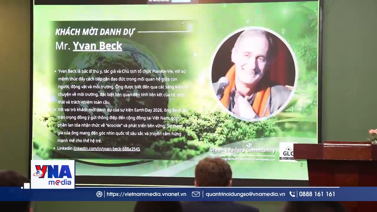 Kết nối sáng kiến xanh hưởng ứng Ngày Trái Đất 2026