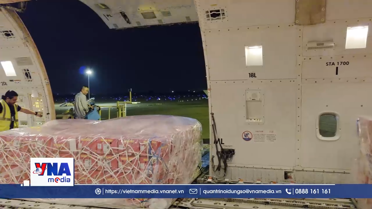 Tập đoàn Lulu chuyển gần 100 tấn rau quả Việt Nam sang UAE bằng máy bay