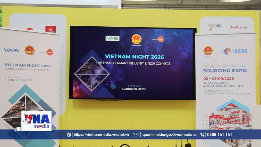 Vietnam Night kết nối doanh nghiệp tại Hội chợ Hannover Messe 2026