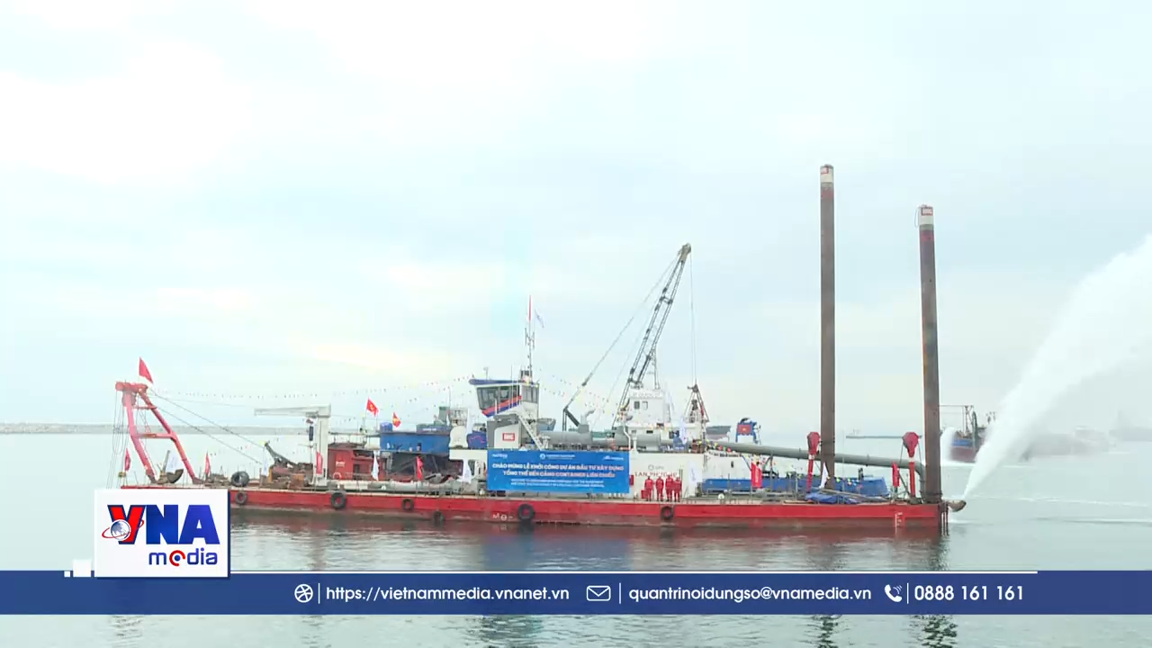 Khởi công Dự án đầu tư xây dựng tổng thể Bến cảng container Liên Chiểu