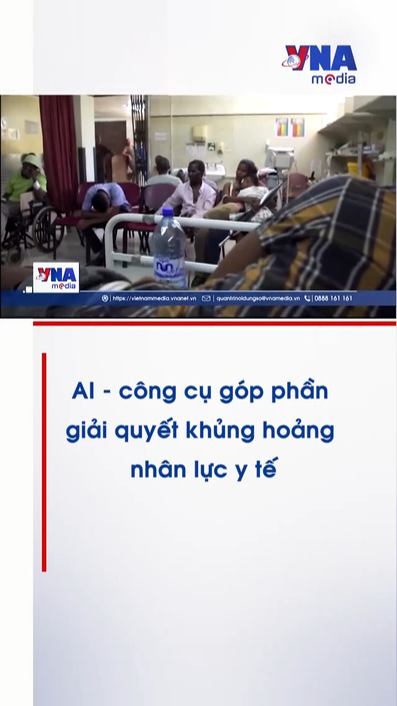 AI - công cụ góp phần giải quyết khủng hoảng nhân lực y tế