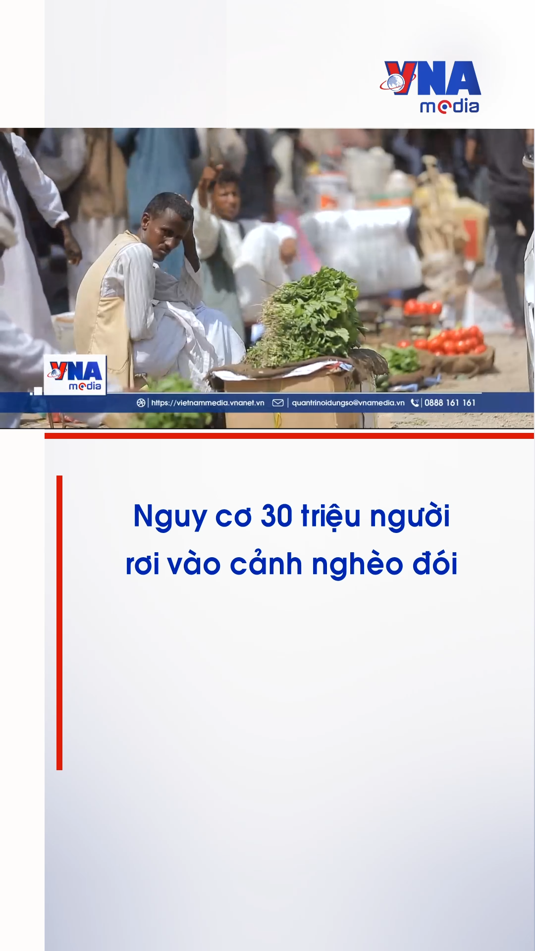 Nguy cơ 30 triệu người rơi vào cảnh nghèo đói