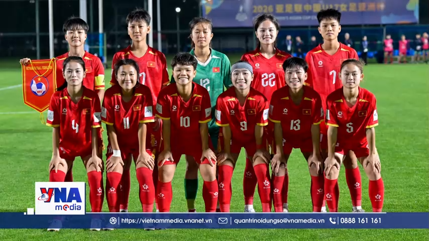 Đội tuyển U17 nữ Việt Nam giành vé vào tứ kết giải châu Á 2026
