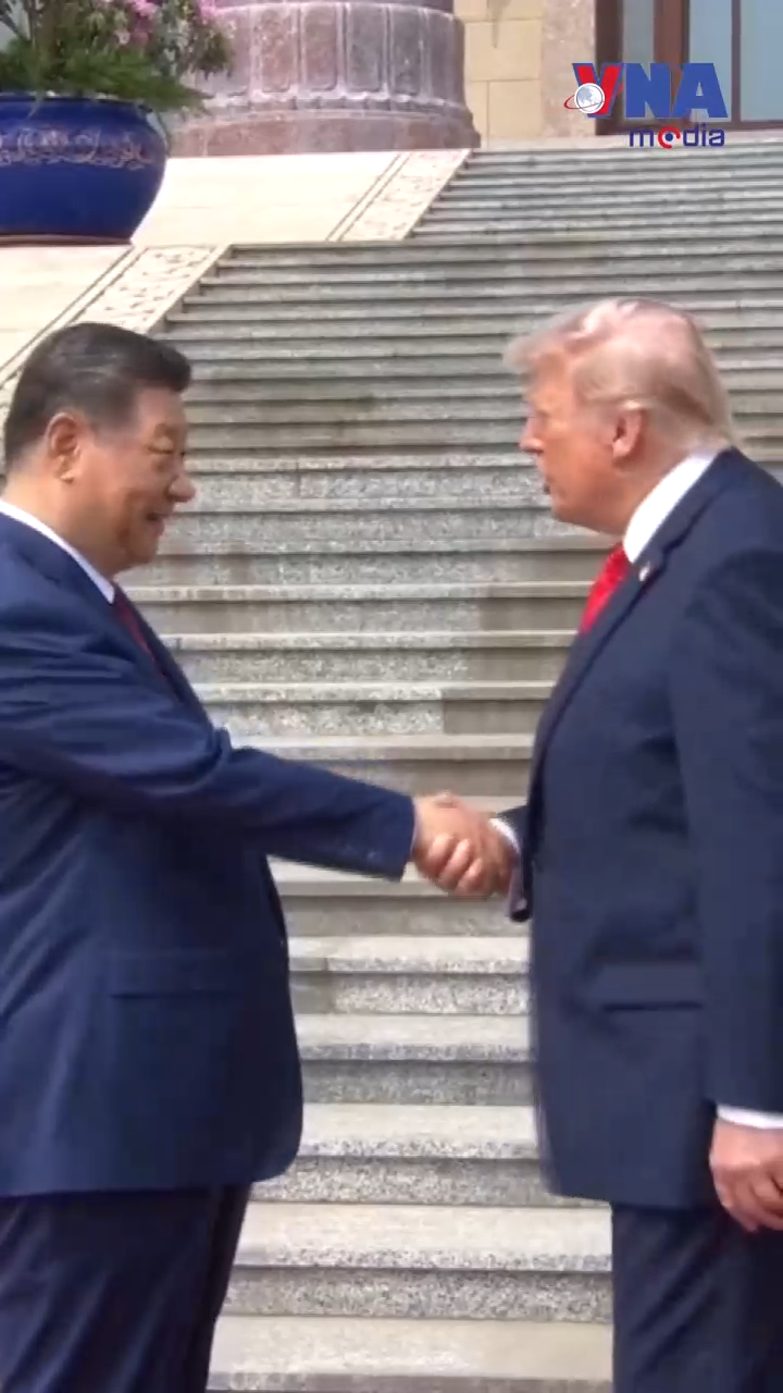 Toàn cảnh lễ đón trọng thể Tổng thống Mỹ Donald Trump của Trung Quốc